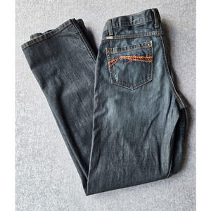Women’s Janie Cruel Girl Jeans Slim Boot Cut Dark Wash Size 9 Long (31x33.5)